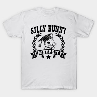 Silly Bunny University Funny Easter Meme T-Shirt